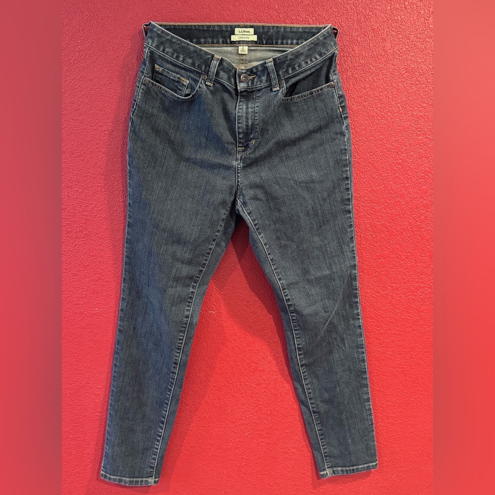 L.L. Bean Blue Skinny Jeans